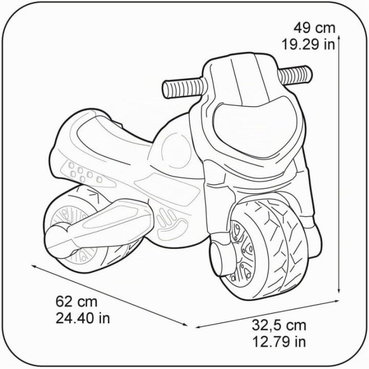 Motofeber 1 Sprint Red 800009165, correpasillos rojo
