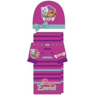 Arditex 864312 Set de Bufanda, Gorro y Guantes, Rosa, 2 años (Tamaño del Fabricante:m) para Niños