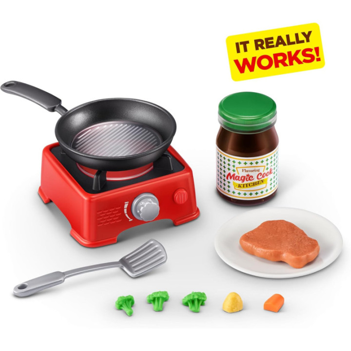 ZURU Mini Brands Really Works Magic Cook Kitchen S1, cápsula Waffle Maker, electrodoméstico miniatura funcional, 3+