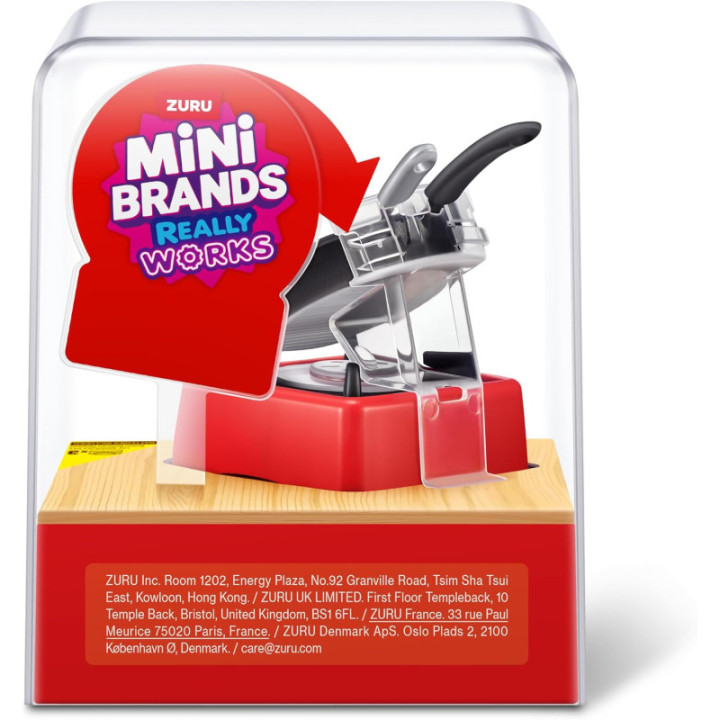 ZURU Mini Brands Really Works Magic Cook Kitchen S1, cápsula Waffle Maker, electrodoméstico miniatura funcional, 3+