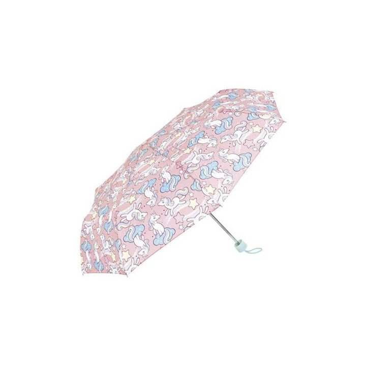 Paraguas plegable Unicornio 52/8 de poliéster pongee