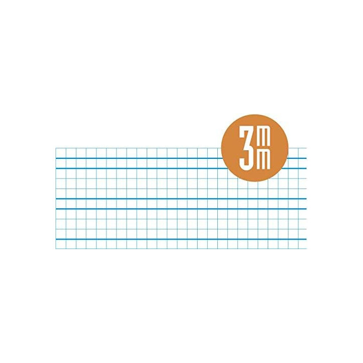 Lamela, pack de 10 cuadernos A5 de 40 hojas, Cuadrovía 3 mm