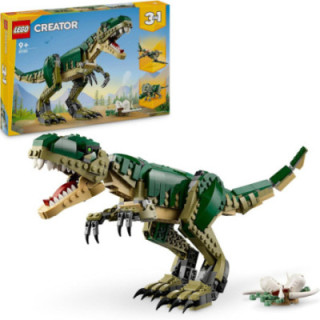 LEGO Creator T. Rex 31151, 3 en 1 con triceratops o pterodáctilo, 626 piezas, 9+ años