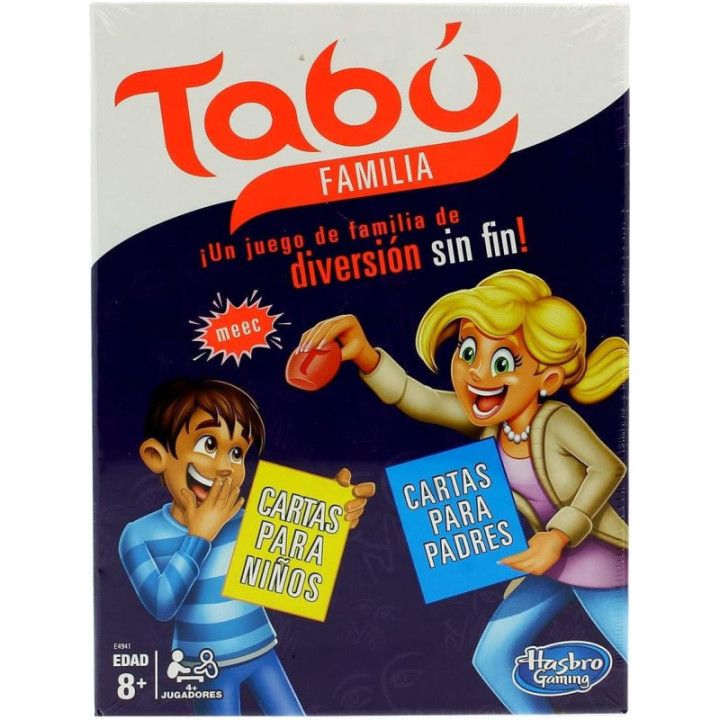Hasbro Gaming- Taboo Familia Juego de Mesa, Multicolor (E4941105)