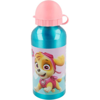 Stor8412497867349Aluminio Botella, 400 ml Capacidad, Patrulla Canina Chica
