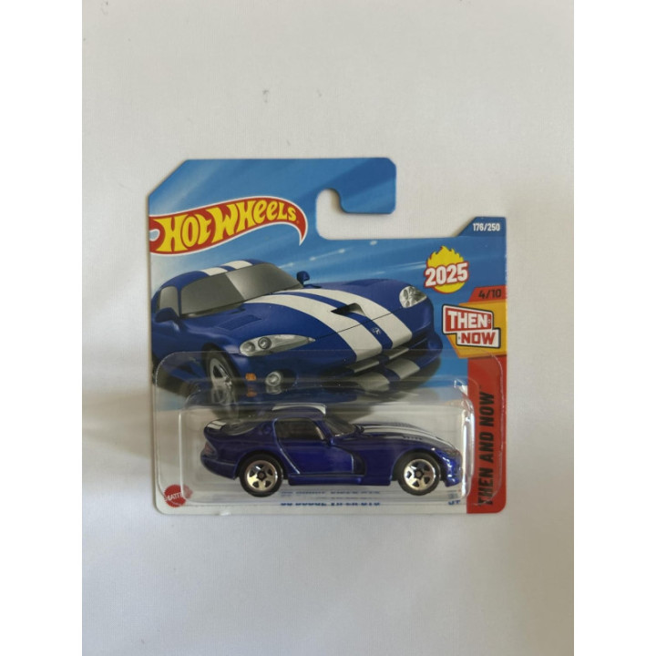 Hot Wheels HYW50, 176/250 '96 Dodge Viper GTS, coche a escala 1:64, colección 2025