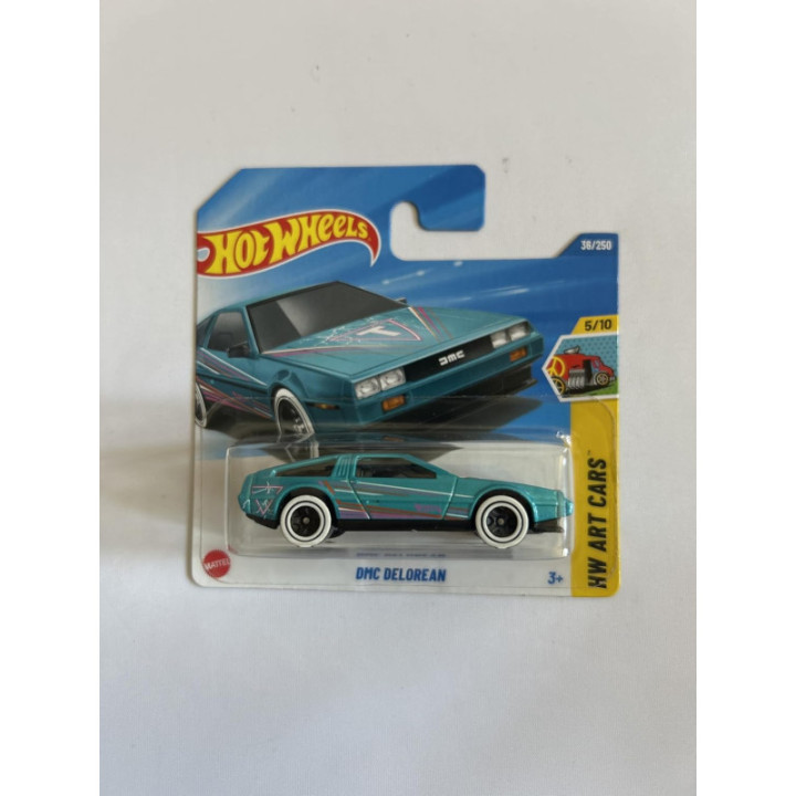Hot Wheels HYX59, 36/250 DMC Delorean, coche a escala 1:64, colección 2025