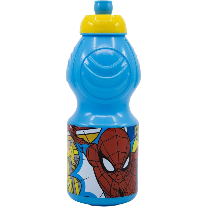 Stor Spiderman Midnight Flyer - Botella Sport infantil de 400 ml, modelo 74732
