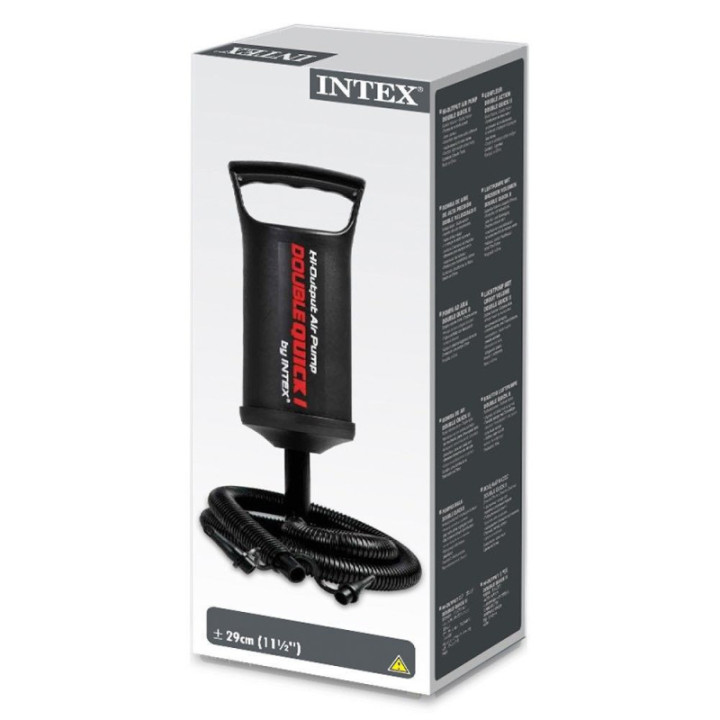 Intex 68612 - Hinchador de mano doble velocidad - 29 cm - GBLA