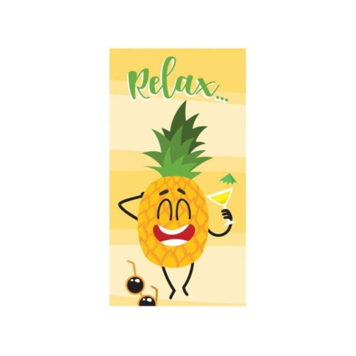 Toalla Poly 255 Gramos 90x160cm PiÑa Relax - GBLA